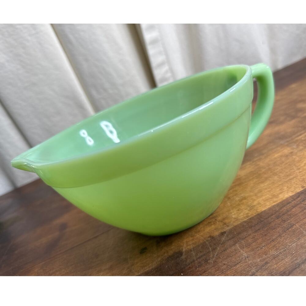 Fire King Ovenware Jade-Ite Restaurant Ware Batter Bowl Vintage Collectible